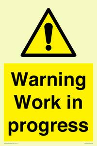 Warning Work in progress